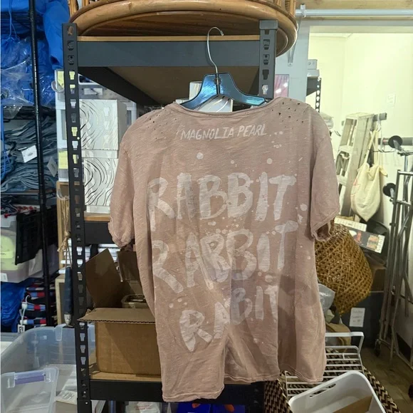 Magnolia Pearl Blush Graphic Bunny Tee - Picture 4 of 4